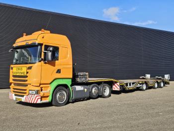 R410 6x2 RETARDER + NOOTEBOOOM SEMI TRAILER
